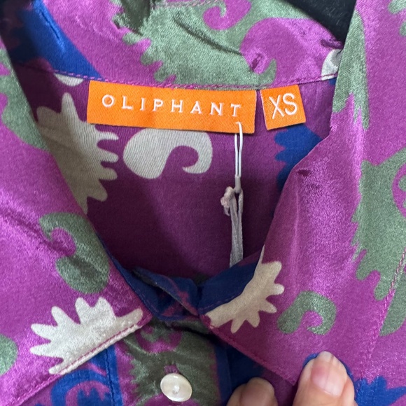 Oliphant Blouse - Magenta Uzbek Sz XS - Picture 2 of 8